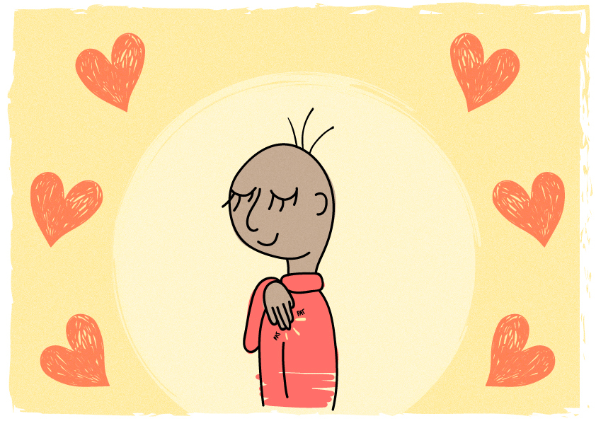 Self compassion illustration